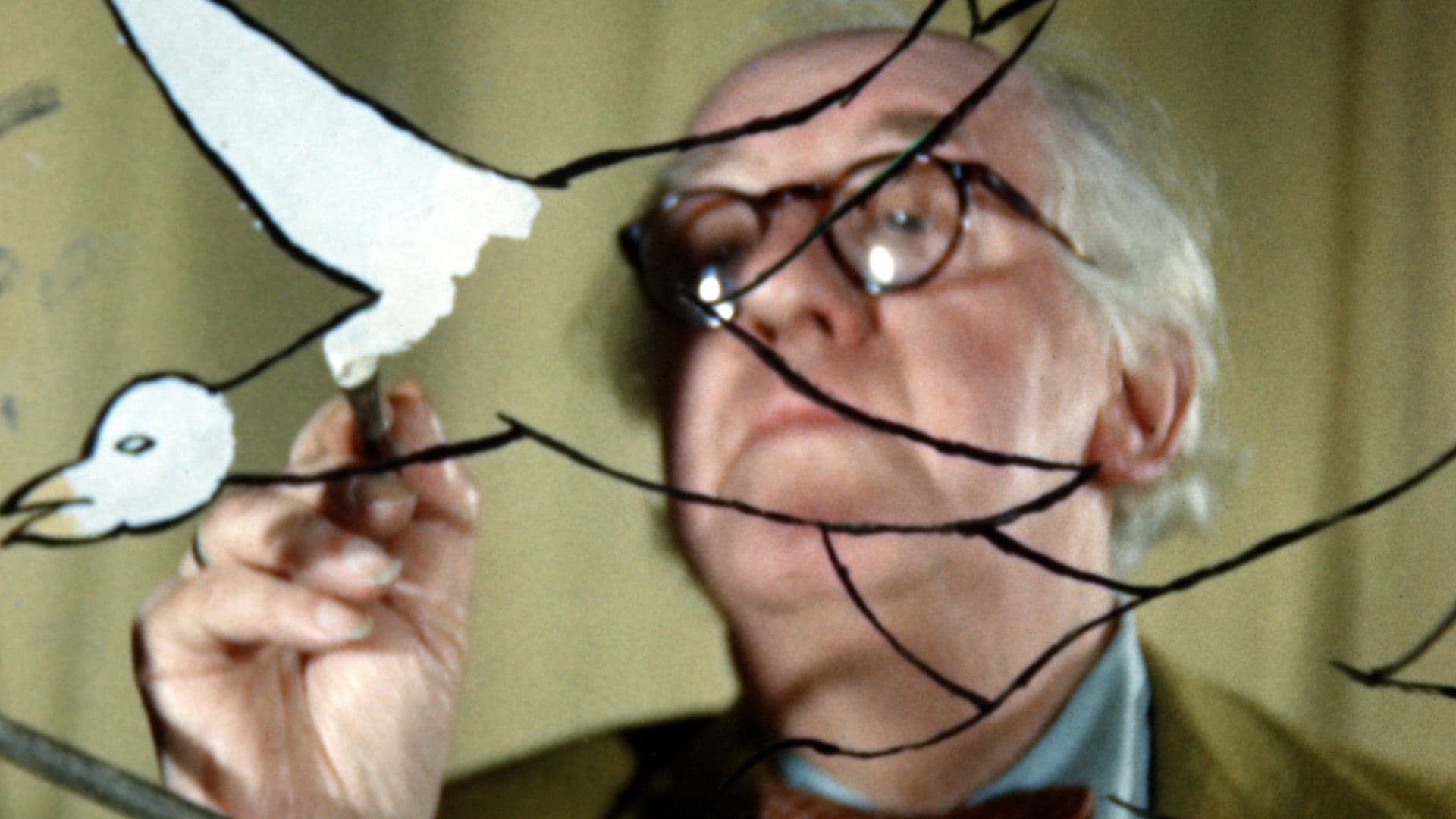 Four Belgian Painters at Work backdrop